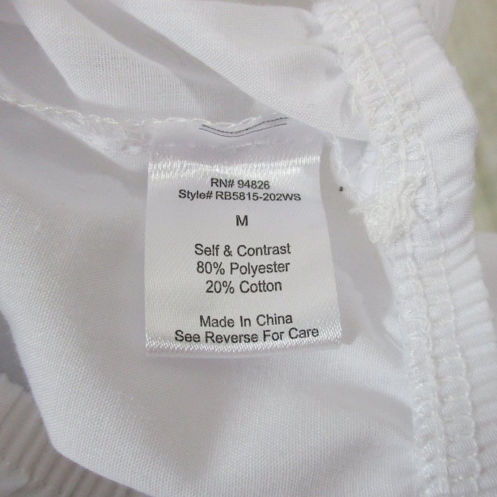 No Frills Junior's Cropped Button Front Top - Picture 6 of 6